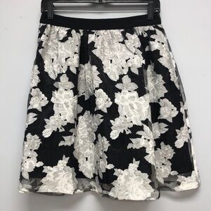 Piperlime Collection Sheer Floral Skirt